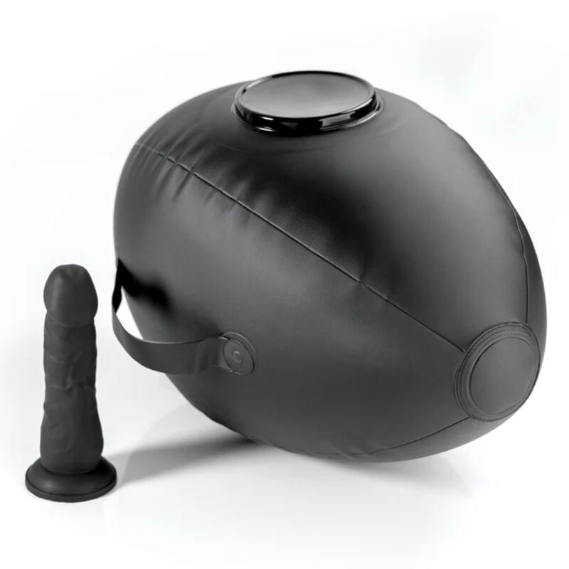 FETISH FANTASY SERIES - HINCHABLE BODY DOCK CON DILDO NEGRA 41.9 CM - Imagen 3