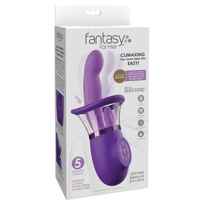 FANTASY FOR HER - VIBRADOR RABBIT ULTIMATE PLEASURE PRO PLUS MORADO - Imagen 5