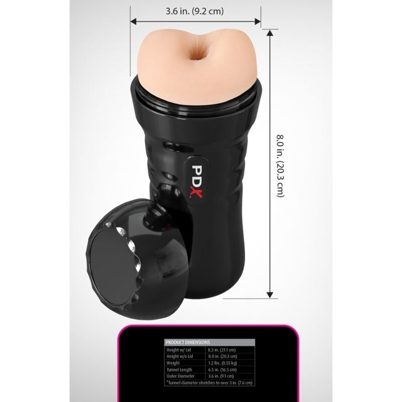 PDX EXTREME - MASTURBADOR ANO WET BUSSIES SUPER BANGIN' BUTTHOLE 20.8 CM - Imagen 5