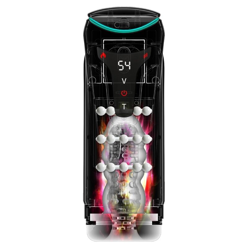 PDX ELITE - MASTURBADOR AUTOMÁTICO MOTO-BATOR PRO THRUSTING STROKER VIBRADOR Y CALOR 26.5 CM - Imagen 2