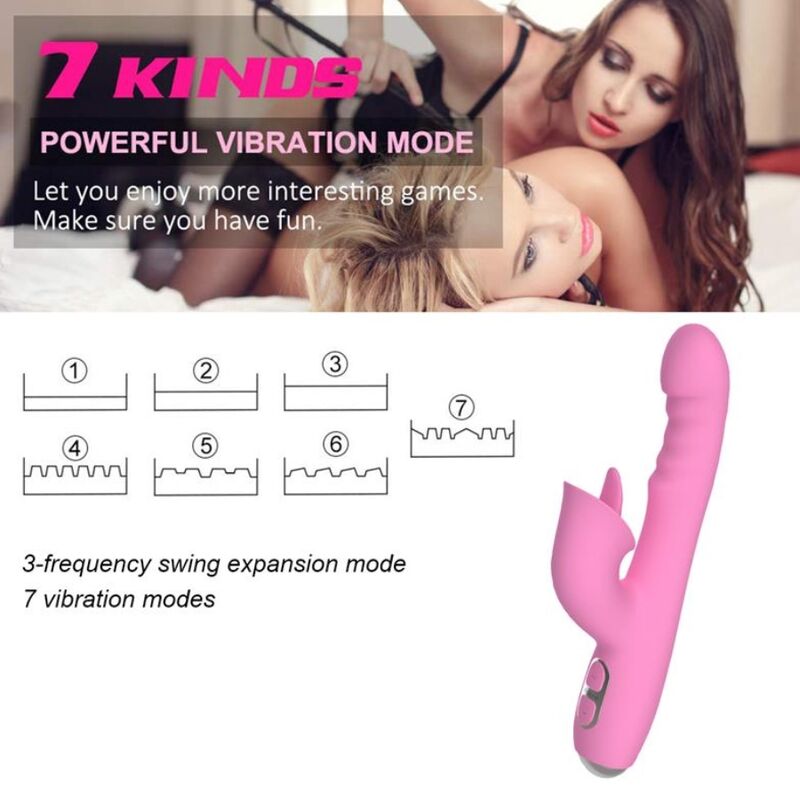 NALONE - T-MAY VIBRADOR RABBIT CON EMPUJE Y MOVIMIENTO OSCILANTE - Imagen 11