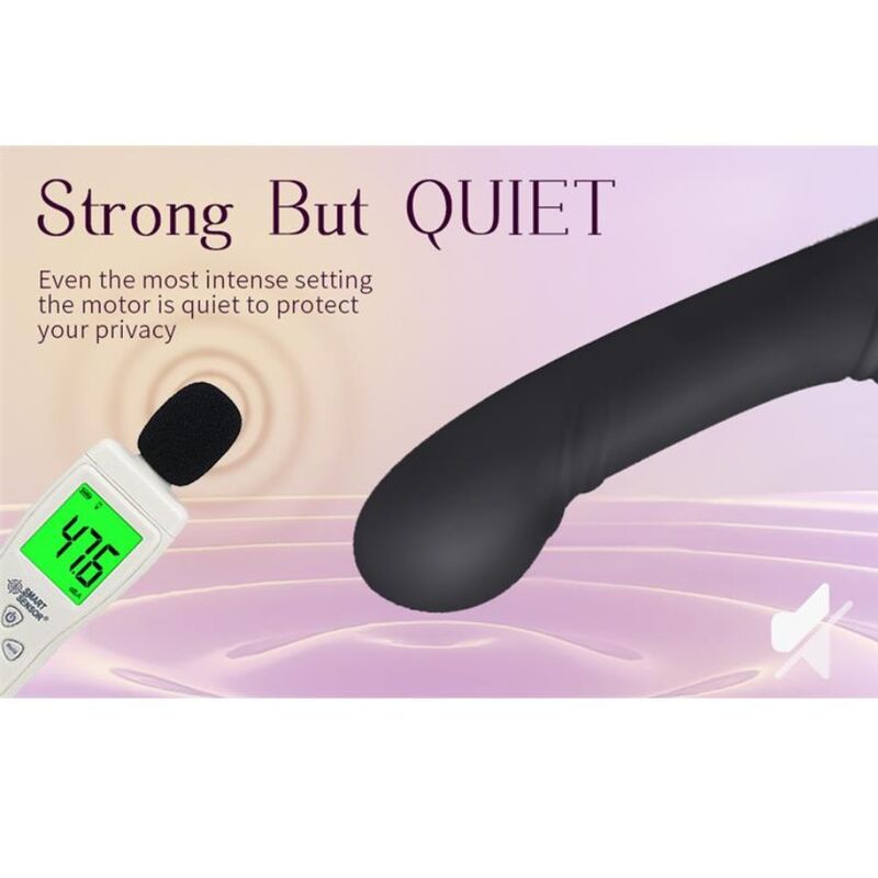 NALONE - ALLOW VIBRADOR DOBLE CON ROTACIÓN Y EMPUJE NEGRO - Imagen 9
