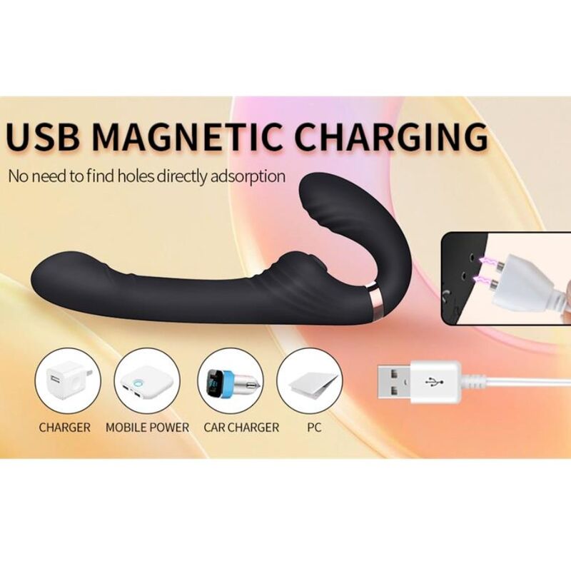NALONE - ALLOW VIBRADOR DOBLE CON ROTACIÓN Y EMPUJE NEGRO - Imagen 7