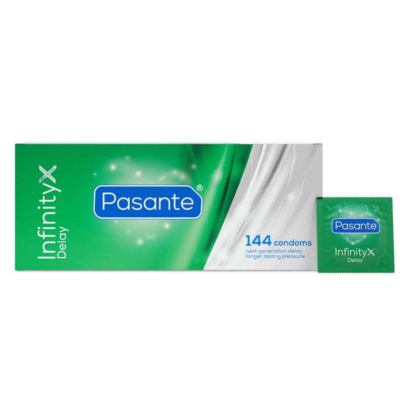 PASANTE - DELAY INFINITY PRESERVATIVOS RETARDANTES CAJA 144 UNIDADES - Imagen 2