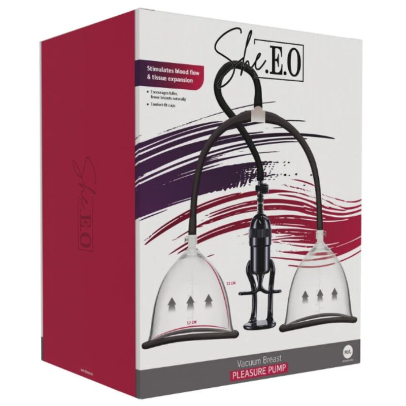SHE.E.O - BOMBA DE VACÍO PARA PECHOS M/L - Imagen 4