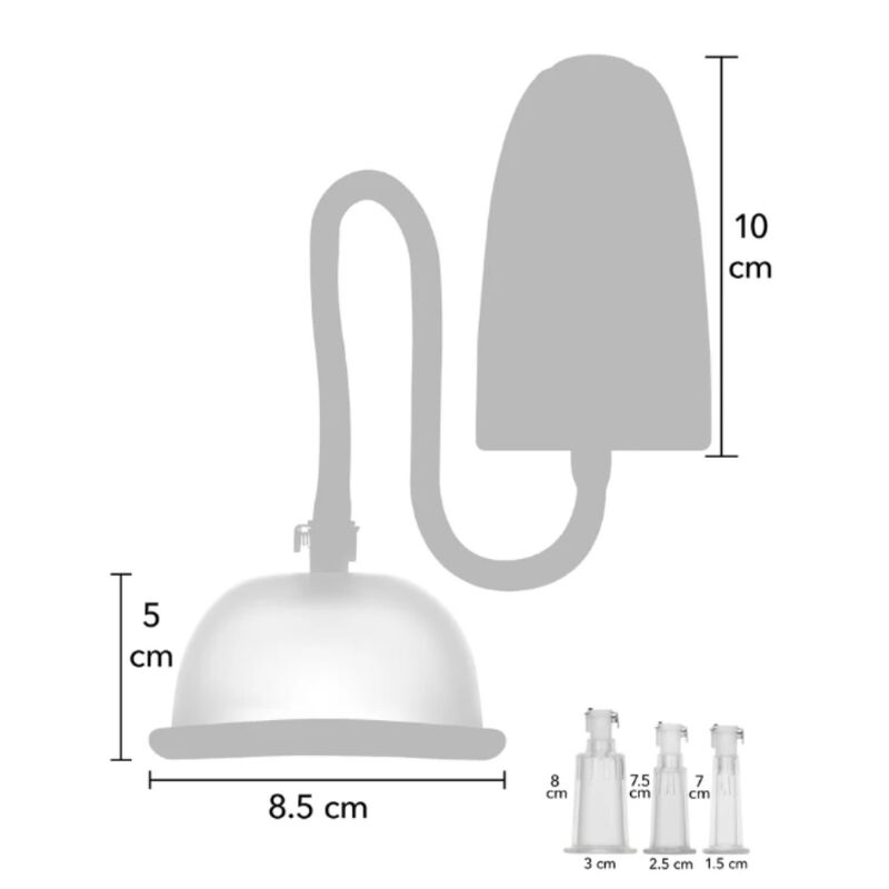 SHE.E.O - BOMBA AUTOMÁTICA DE VACÍO PARA VAGINA Y CLÍTORIS NEGRA - Imagen 3