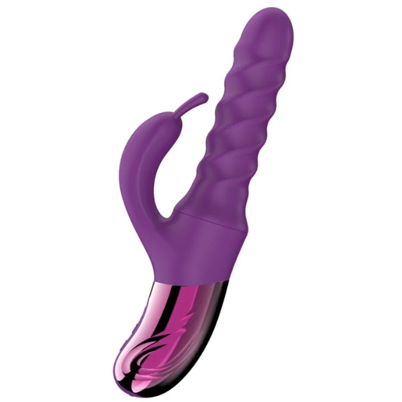 SHE.E.O - VIBRADOR RABBIT SWIRL MORADO - Imagen 2