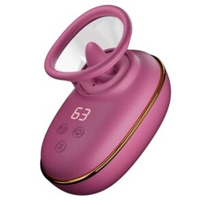 SHE.E.O - BOMBA AUTOMÁTICA ESTIMULADORA DE CLÍTORIS CON EFECTO LICKING MORADA