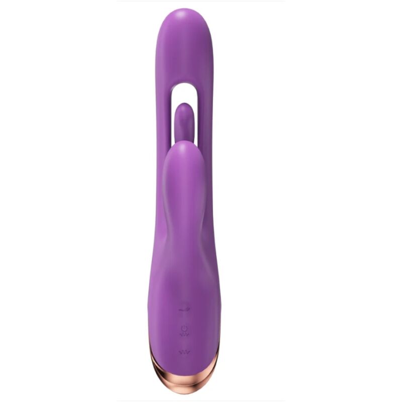SHE.E.O - VIBRADOR RABBIT PUNTO G CON MOVIMIENTO DIGITAL MORADO - Imagen 3