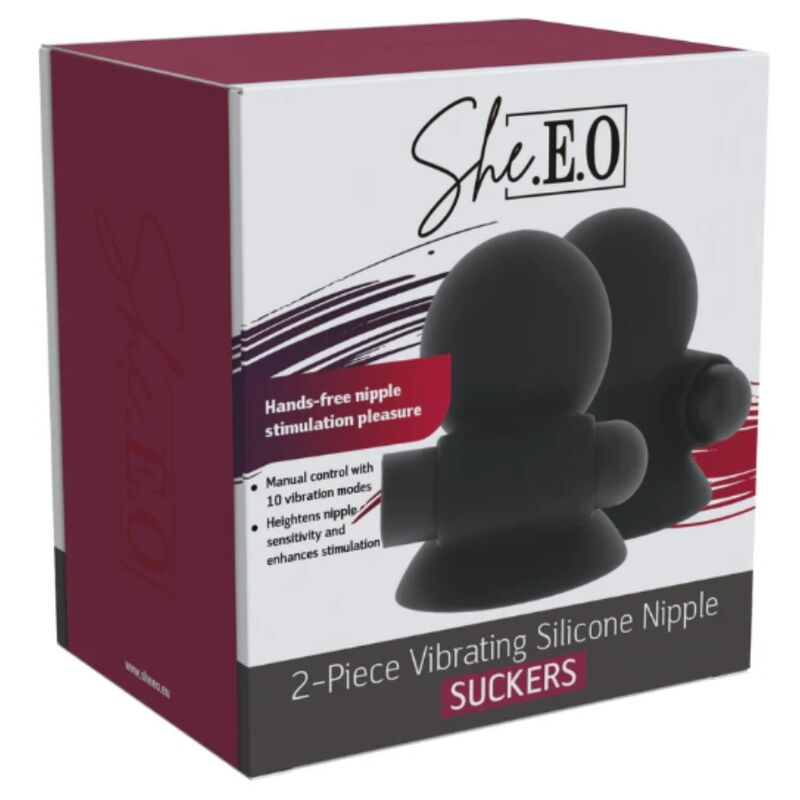 SHE.E.O - SUCCIONADORES DE PEZONES VIBRADORES RECARGABLES - Imagen 8