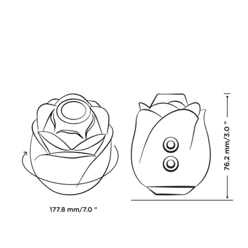 ROMP - ROSE 2.0 SUCCIONADOR DE CLÍTORIS FORMA ROSA EDICIÓN LIMITADA - Imagen 5