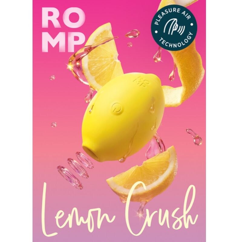 ROMP - LEMON CRUSH ESTIMULADOR DE CLÍTORIS POR ONDAS DE PRESIÓN AMARILLO - Imagen 13