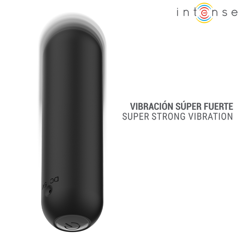 INTENSE - JUDY BALA VIBRADORA RECARGABLE CON CONTROL REMOTO NEGRO - Imagen 4