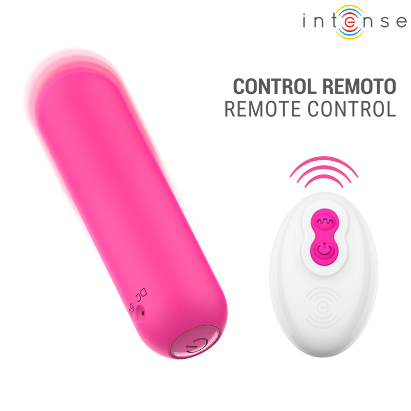 INTENSE - JUDY BALA VIBRADORA RECARGABLE CON CONTROL REMOTO ROSA - Imagen 2
