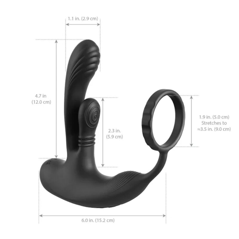 ANAL FANTASY ELITE - ASS-GASM INTIMOTION ESTIMULADOR ANAL Y PERINEAL RECARGABLE - Imagen 2