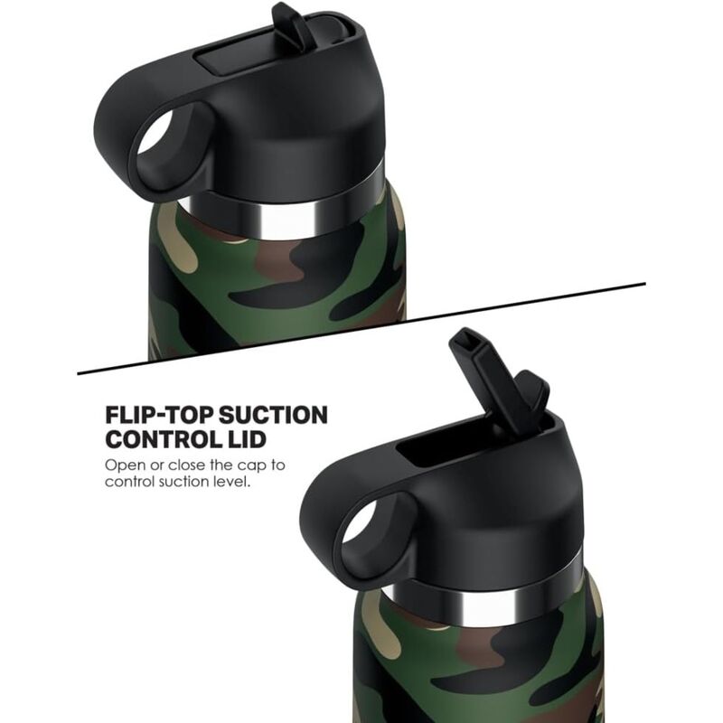 PDX PLUS - MASTURBADOR DISCRETO FAP FLASK HAPPY CAMPER CAMUFLAJE - Imagen 5
