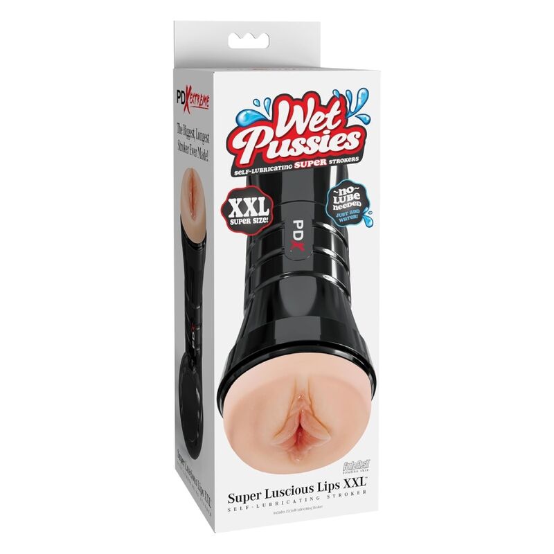 PDX EXTREME - MASTURBADOR WET PUSSIES SUPER LUSCIOUS LIPS XXL LIGHT - Imagen 6