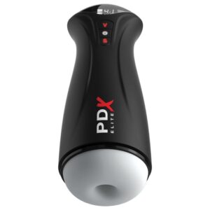 PDX ELITE - MASTURBADOR MASCULINO FAP-GASM CLEAR CON SUCCIÓN INTERMITENTE