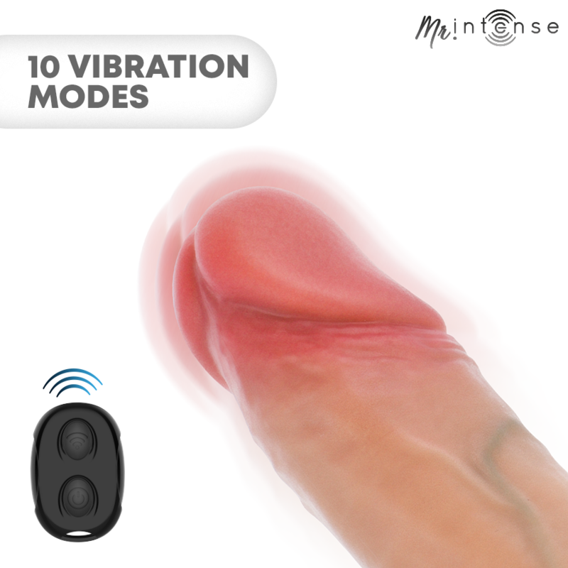 MR INTENSE - ARNOLD L VIBRADOR FUNDA PENE SILICONA CONTROL REMOTO 16 CM -Ø- 4.5 CM - Imagen 2