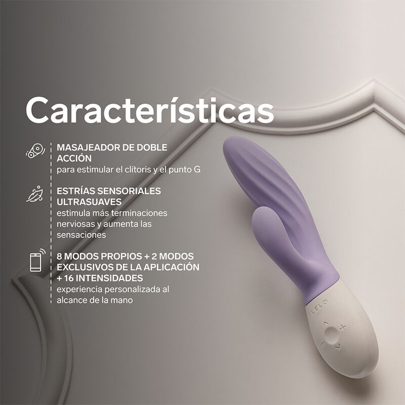 LELO - INA TWIST VIBRADOR RABBIT PUNTO G Y CLÍTORIS LAVANDA - Imagen 10