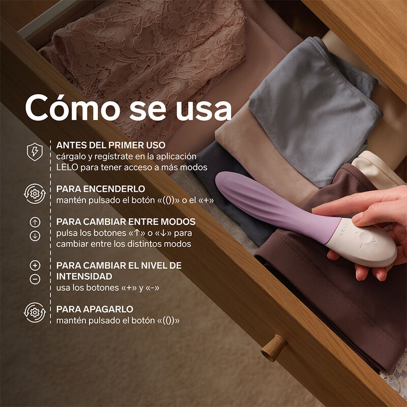 LELO - MONA TWIST VIBRADOR PARA PUNTO G RECARGABLE APP CONTROL LAVANDA LILA - Imagen 7