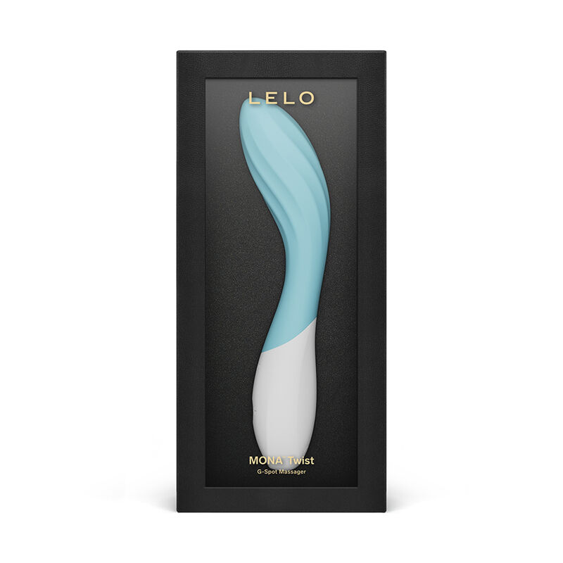 LELO - MONA TWIST VIBRADOR PARA PUNTO G RECARGABLE APP CONTROL LAVANDA TURQUESA - Imagen 4