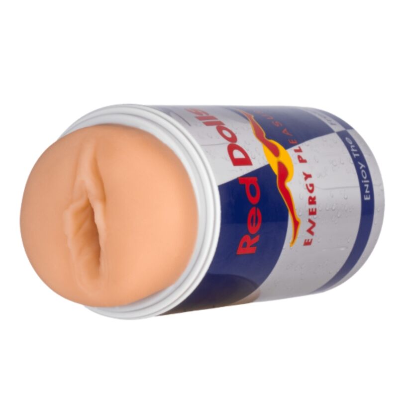 ALIVE - RED DOLL MASTURBADOR MASCULINO VAGINA LATA BEBIDA ENERGÉTICA - Imagen 3
