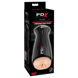 PDX ELITE - MASTURBADOR CON SUCCIÓN INTERMITENTE Y VIBRACIÓN FAP-GASM