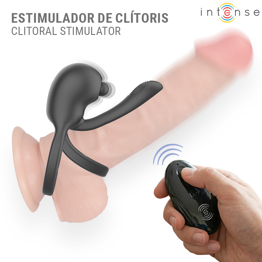 INTENSE - SPIKE ANILLO VIBRADOR PARA PENE CON CONTROL REMOTO - Imagen 4