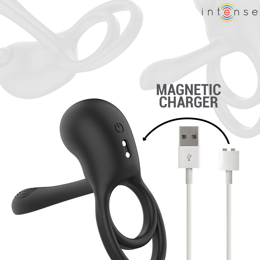 INTENSE - SPIKE ANILLO VIBRADOR PARA PENE CON CONTROL REMOTO - Imagen 6