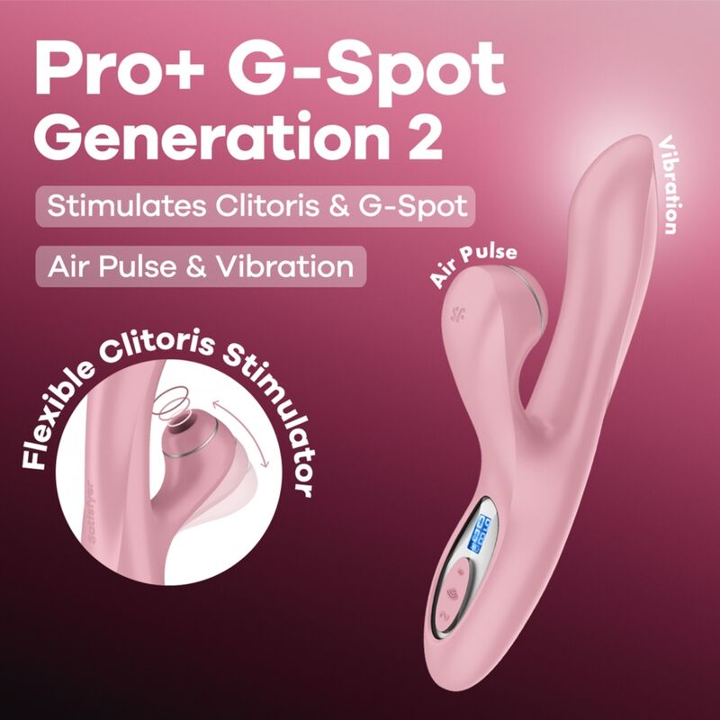 SATISFYER - PRO+ G-SPOT GENERATION 2 ROSA - Imagen 9