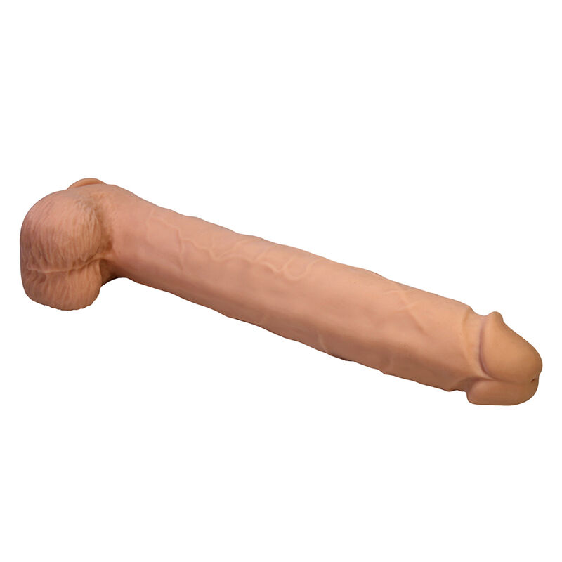 PRETTY LOVE - PAT DILDO REALÍSTICO FLEXIBLE CON VENTOSA NATURAL 40 CM -Ø- 6 CM - Imagen 3