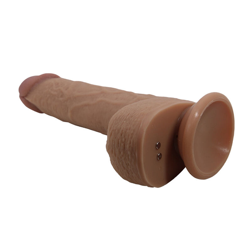 PRETTY LOVE - TOMMY VIBRADOR REALÍSTICO CON EMPUJE MARRÓN OSCURO CONTROL REMOTO - Imagen 2