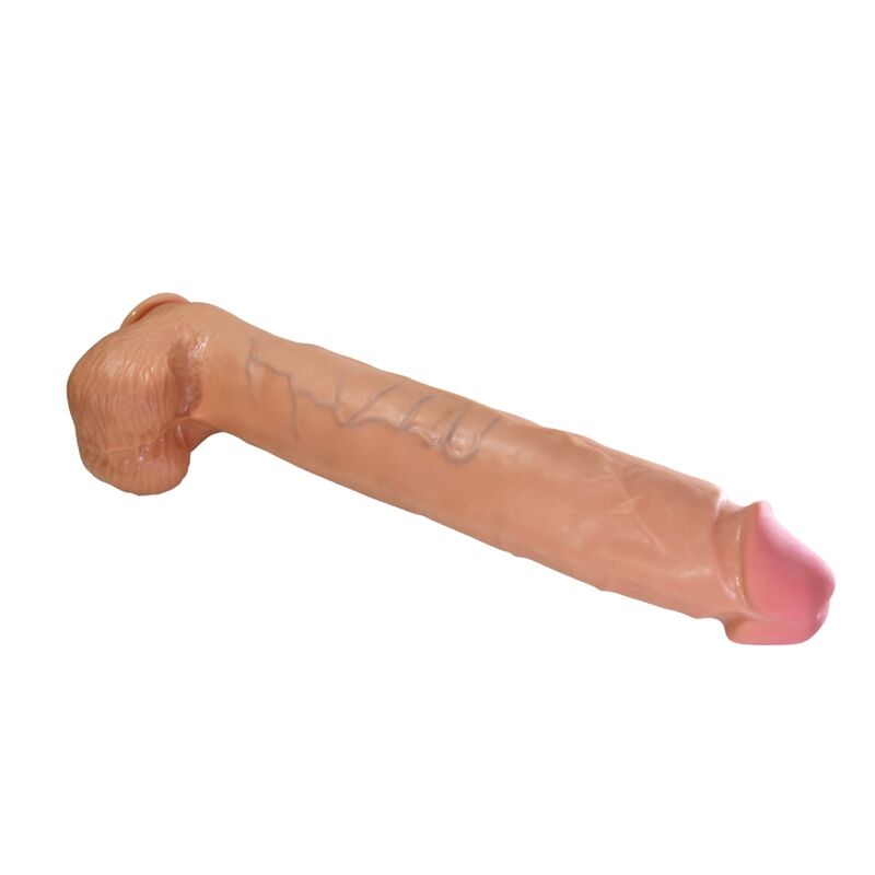 PRETTY LOVE - RAEL DILDO REALÍSTICO FLEXIBLE CON VENTOSA 40 CM -Ø- 6 CM MARRÓN - Imagen 4