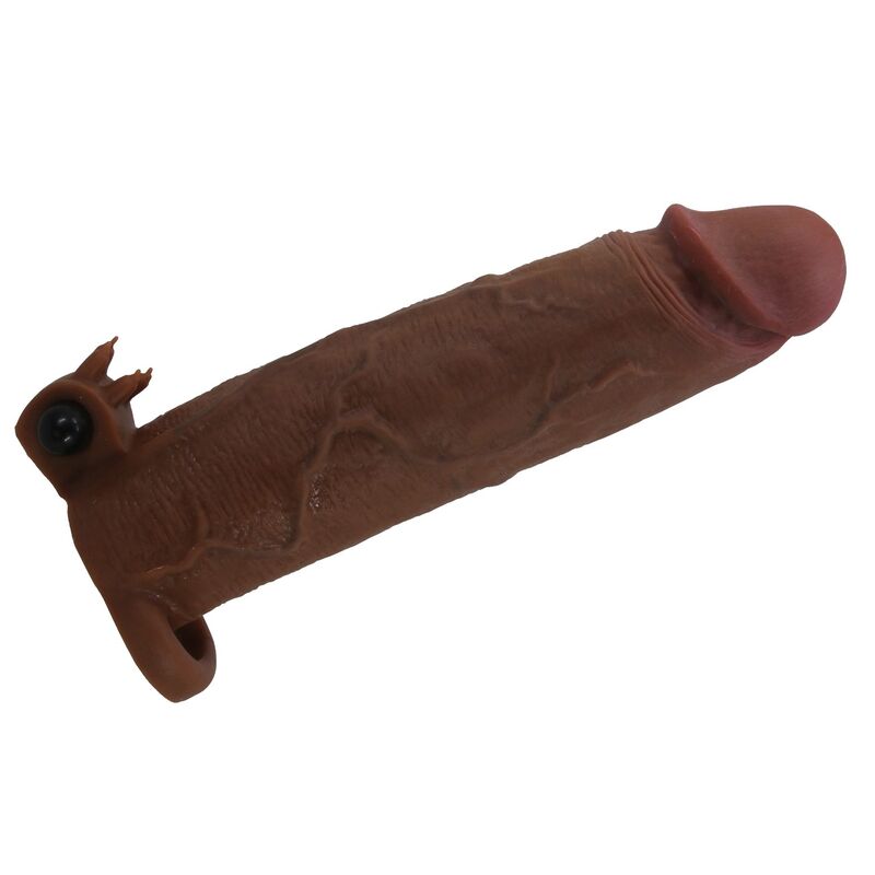 PRETTY LOVE - XERXES FUNDA PARA PENE VIBRADORA 22 CM Ø 4,5 CM COLOR MARRÓN - Imagen 4