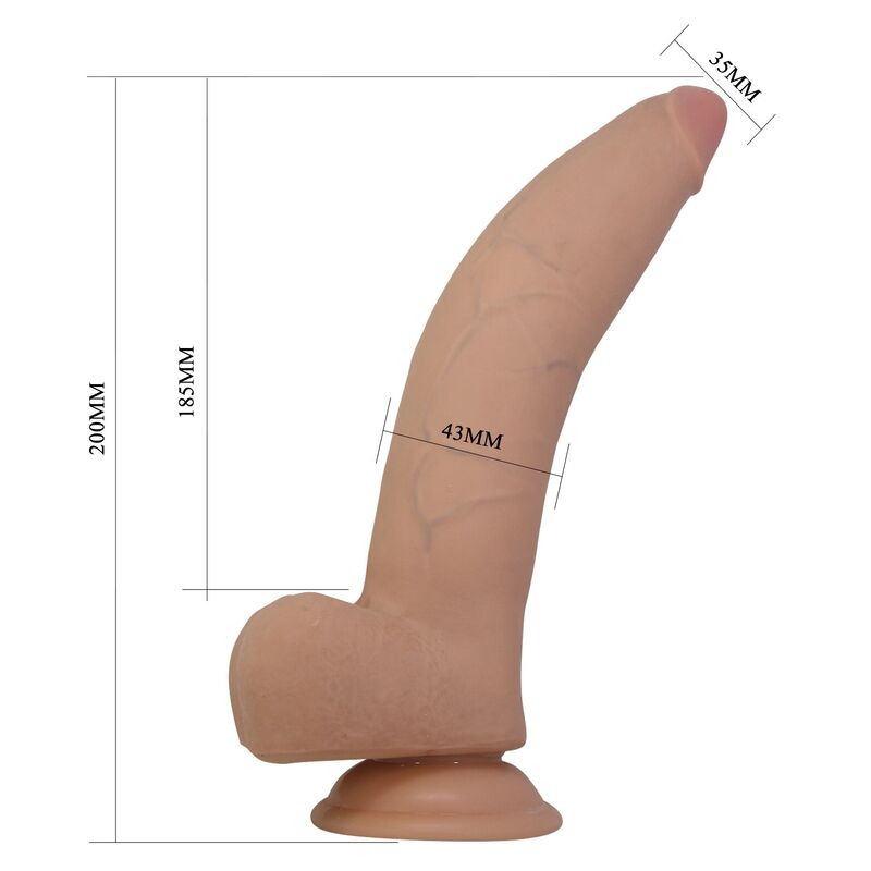PRETTY LOVE - XANDER DILDO REALÍSTICO 20 CM Ø 5 CM COLOR NATURAL - Imagen 7