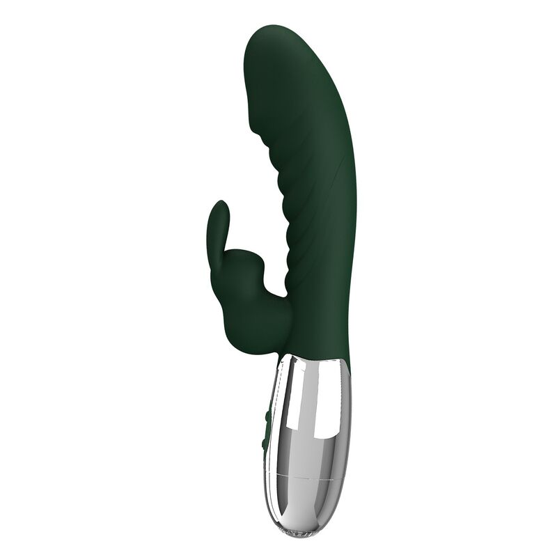 PRETTY LOVE - VIBRADOR RABBIT NAUGHTY BUNNY 30 FUNCIONES RECARGABLE USB VERDE - Imagen 2