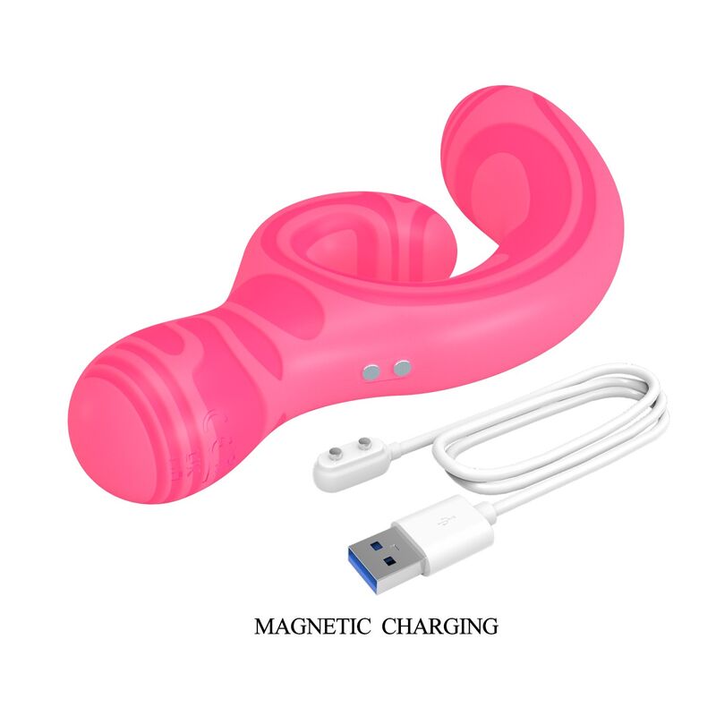 PRETTY LOVE - VERITY MASAJEADOR DOBLE RECARGABLE USB - Imagen 6