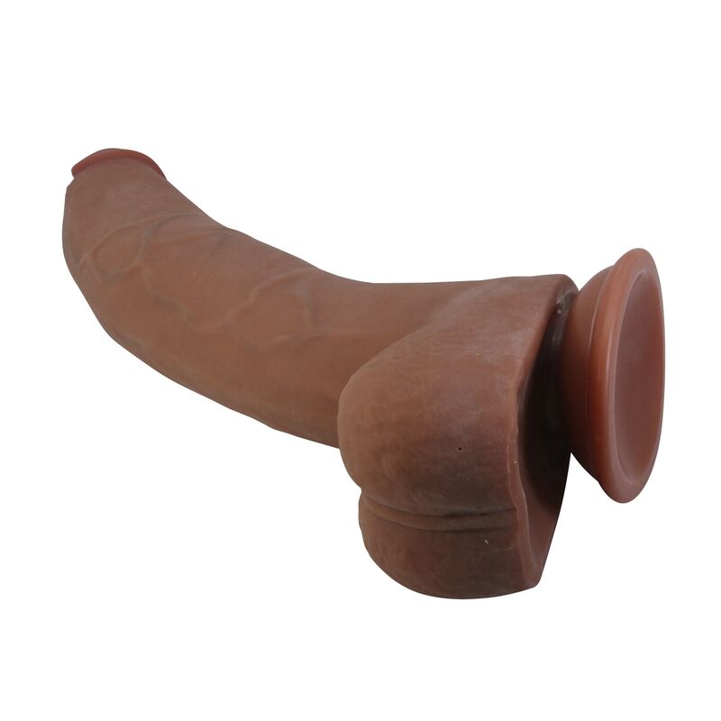 PRETTY LOVE - ULRIC DILDO REALÍSTICO FLEXIBLE 26 CM Ø 5,5 CM TPE MARRÓN - Imagen 4