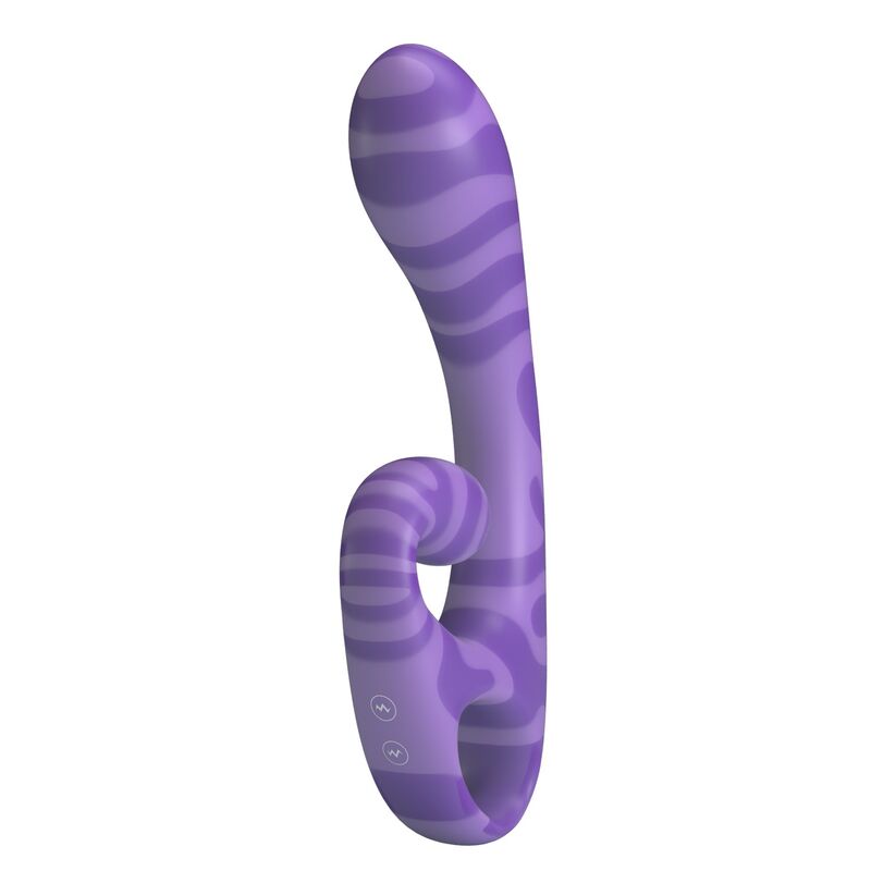 PRETTY LOVE - SUMMER VIBRADOR DOBLE CON ASA 19 CM Ø 3,5 CM MORADO - Imagen 7