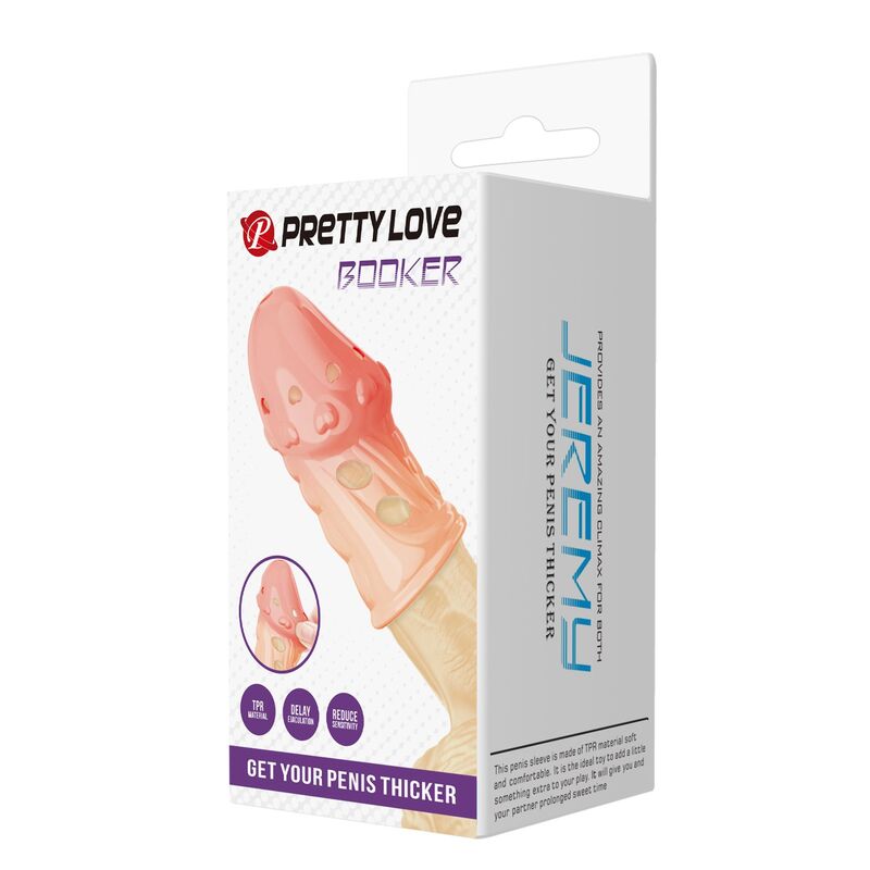 PRETTY LOVE - SOCKER FUNDA PARA PENE TEXTURIZADA COLOR NATURAL - Imagen 3