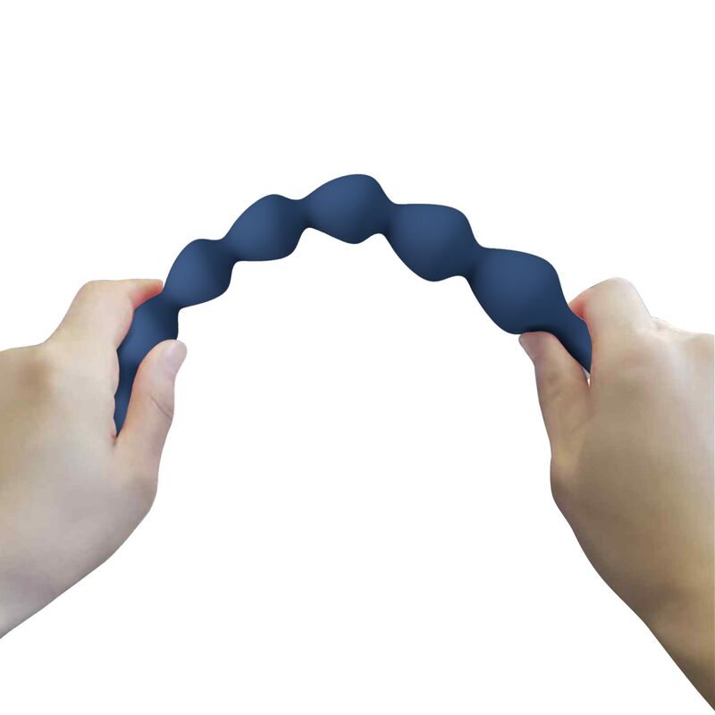 MR PLAY - BOLAS ANALES Y PLUG ANAL SILICONA AZUL 26,7 CM - Imagen 6