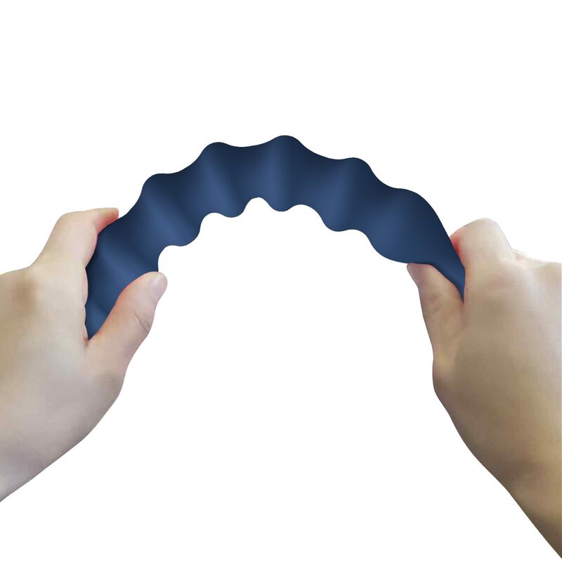 MR PLAY - BOLAS ANALES Y PLUG ANAL SILICONA AZUL -Ø- 3,4 CM - 28,5 CM - Imagen 8