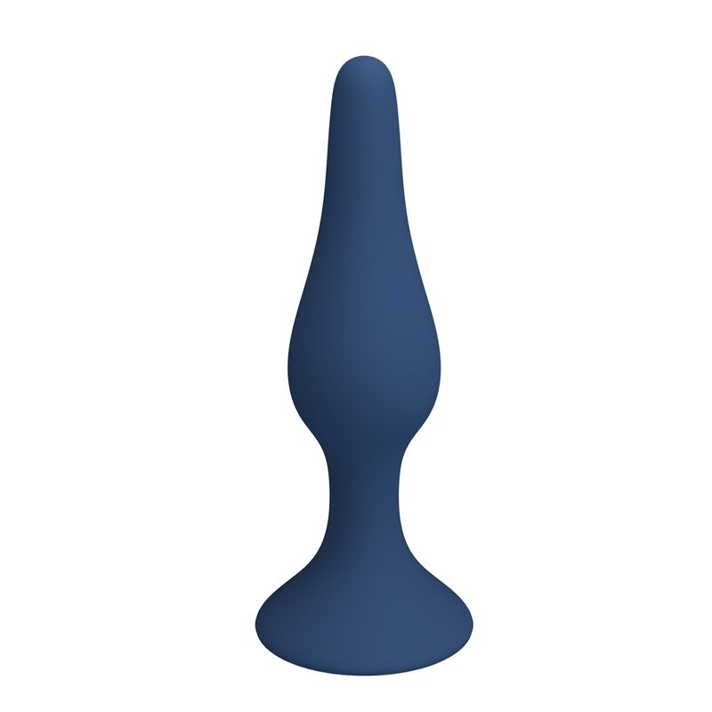 MR PLAY - PLUG ANAL CÓNICO SILICONA AZUL XL - Imagen 4