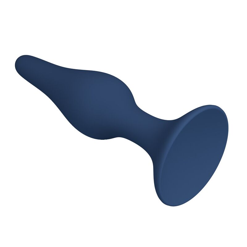 MR PLAY - PLUG ANAL SLIM SILICONA AZUL L - Imagen 5