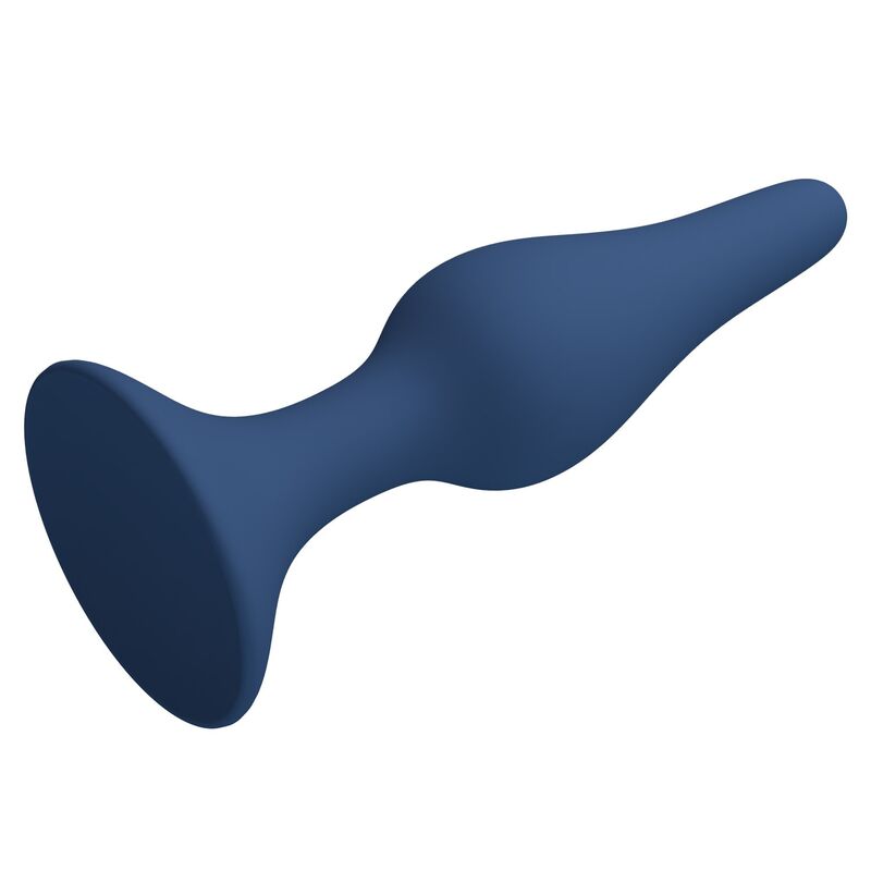MR PLAY - PLUG ANAL SILICONA AZUL SLIM TALLA S - Imagen 6