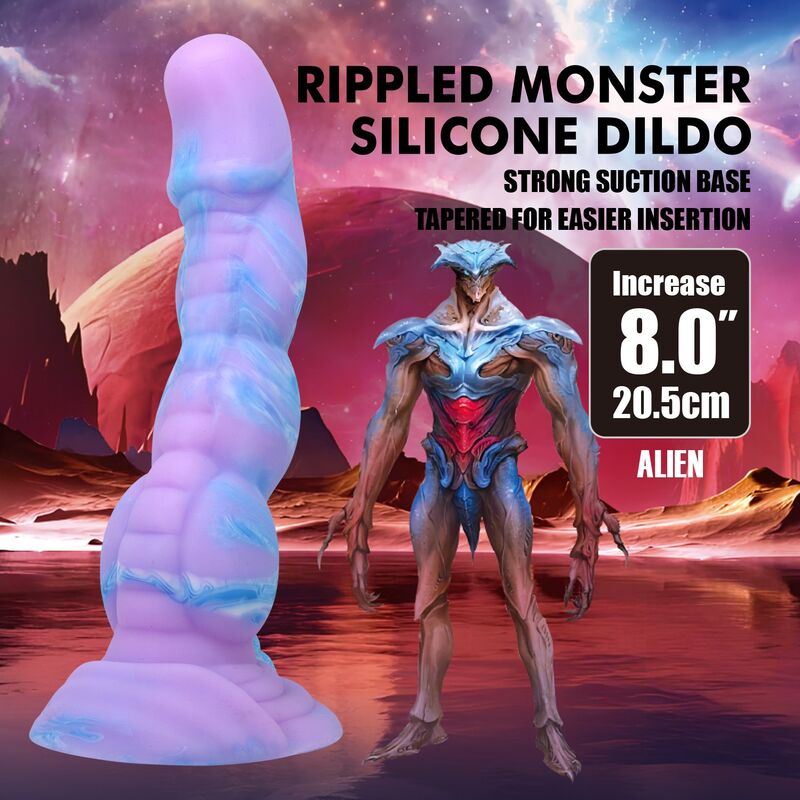 POWER MONSTERS - ALIEN DILDO 20,5 CM Ø 4,8 CM - Imagen 8