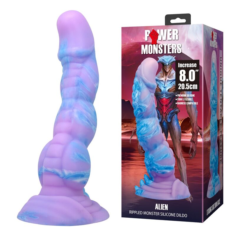 POWER MONSTERS - ALIEN DILDO 20,5 CM Ø 4,8 CM - Imagen 9