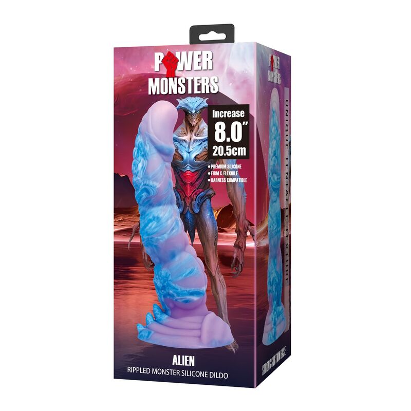 POWER MONSTERS - ALIEN DILDO 20,5 CM Ø 4,8 CM - Imagen 3