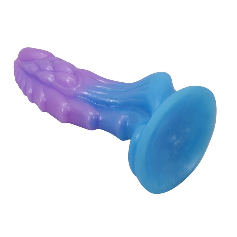 POWER MONSTERS - ATLANTEANS DILDO REALÍSTICO CON VENTOSA 19 CM Ø 5 CM AZUL Y MORADO - Imagen 5